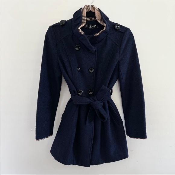 Jackets & Blazers - Women’s Navy Blue Peacoat